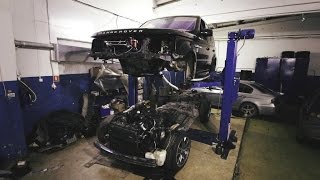 "Счастливый"владелец Range Rover Sport.