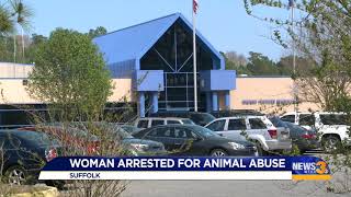 Woman arrested for animal abuse