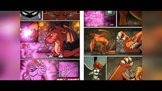 Furry and dragon Vore Comic (read description)