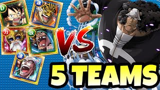 [OPTC] Kuma Coliseum - 5 Teams