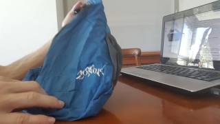 Unboxing: Mochila de hombro packable plegable de bolso de Crossbody  deportes al aire libre