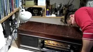 Радиола ламповая Урал-112 tube turntable Ural-112, USSR