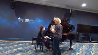 23.01.2018 Center for Gifted Education "SIRIUS" Mira Marchenko, Concert repetition, Sochi