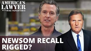 CA Voters allege recall election rigged against governor Newsom