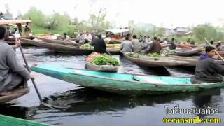 ตลาดน้ำแคชเมียร์ ศรีนาคา
