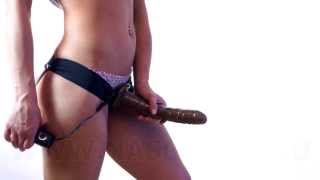 Вибрирующий страпон CHOCOLATE DREAM VIB HARN, 25 см