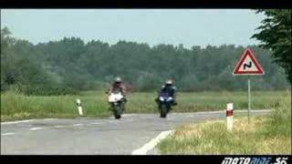 CBR600 vs R6 test