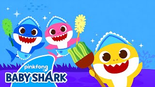 Clean the Sea | Baby Shark Dance and Song | Baby Shark Sing Along 
