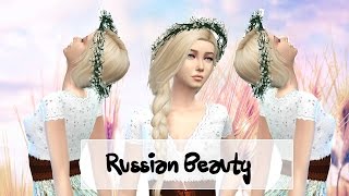 The Sims 4 | Create A Sim | Russian Beauty | Русская красавица