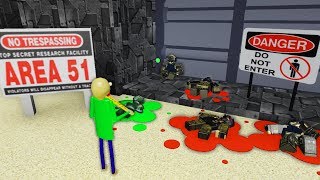Baldi Raids Area 51 (Roblox Animation)