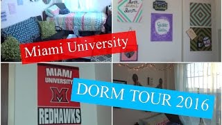 COLLEGE SERIES: Dorm Tour 2016! Miami University | Emma English