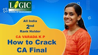 All India 2nd Rank in CA Final | How to get a rank in CA exam | CA Varada K P | CA Coaching in Kochi