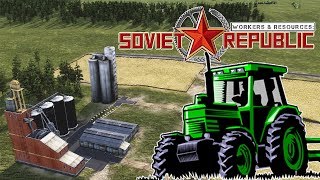 Soviet Republic - ФЕРМЕРСТВО. СОВХОЗ, ЭЛЕВАТОР И ПОЛЯ #3