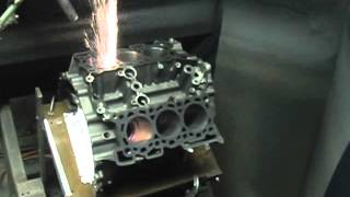 Плазменное напыление на гильзы цилиндров Ecoboost 3.5L F150 blockspray