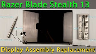 Razer Blade Stealth 13 Top Screen Cover Replacement