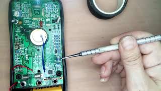 РЕМОНТ MASTECH MAS830L (ЗАМЕНА РЕЗИСТОРОВ)
