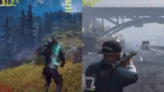 GTA V [V.S] Just Cause 3 (Ultra settings) [GTX 1080, i7 4790k]