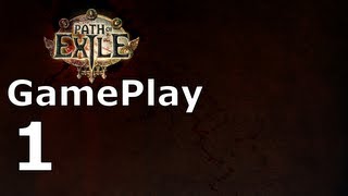 Path of Exile - Gameplay Walkthrough Part 1 - Act 1 - Twilight Strand, Lioneye's Watch, Terraces, Tidal Island