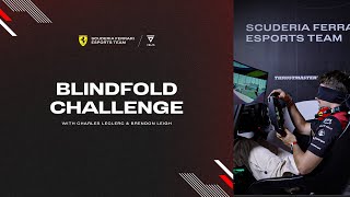 Blindfold Challenge with Charles Leclerc and Brendon Leigh | Scuderia Ferrari Esports