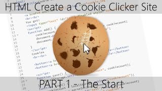 HTML Create a Cookie Clicker Site - Part 1 The Start