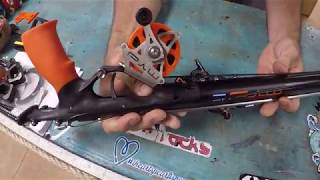 How to use Vertical Free Spooling Speargun Reels