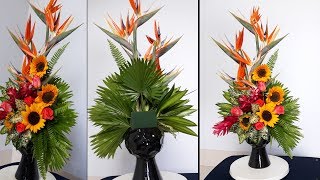CẮM HOA NGHỆ THUẬT TẬP 28|CẮM HOA THIÊN ĐIỂU ,HẠNH PHÚC ,HƯỚNG DƯƠNG