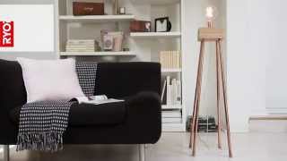 Fabriquer un lampadaire en bois