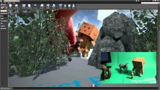 Unreal Engine 4 + OpenCV Chroma key Test