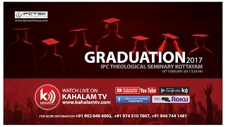 Graduation 2017 | IPC Theological Seminary Kottayam