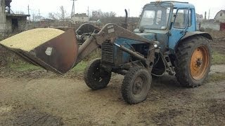 Быстрый пуск МТЗ-80 зимой или "пускачь" со стартером творит чудеса!