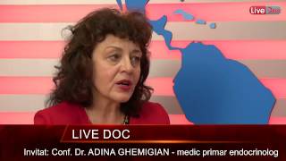 LiveDoc despre bolile de tiroida cu conf. dr.  Adina Ghemician