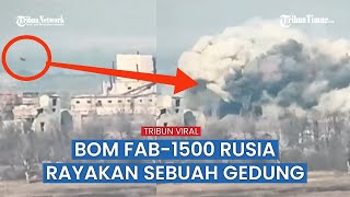 Posisi Infanteri Ukraina di Krasnogorovki Diratakan Bom FAB-1500 Rusia