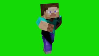 Default Fortnite Dance Minecraft Green-Screen