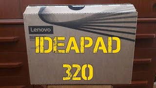 Unboxing Lenovo Ideapad 320