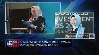Business Forum & Investmen Award Dongkrak Investasi Banten
