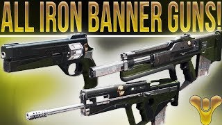 Destiny 2. ALL IRON BANNER WEAPONS! (Perks, Archetypes, And More!) KILLER HAND CANNON!