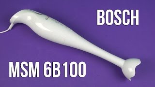 Распаковка BOSCH MSM 6B100