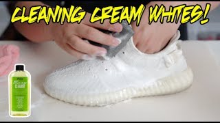 HOW TO CLEAN CREAM WHITE YEEZY V2!!! (TUTORIAL)