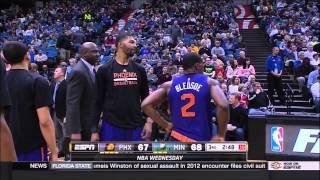 Marcus Morris technical and yelling at Jeff Hornacek (1-7-15)