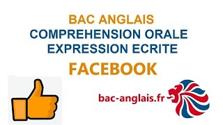 BAC ANGLAIS E3C - SUJET + CORRIGES CO + EE : FACEBOOK