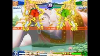 STREET FIGHTER ALPHA 3 (ZERO3) Sagat Shocked