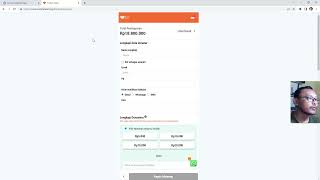 Membuat form html untuk donatur mengisi data dirinya sebelum checkout di website kita