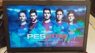 PES 2018 GAMEPLAY ON ASUS X550I LAPTOP | AMD FX, 8GB RAM, RADEON R7