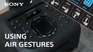 How to: Use Gesture Control on the Sony GT4D High Power Audio speaker