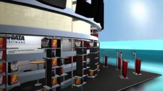 3D Fuar stand tasarımı - GDATA