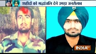 Martyr Mandeep Singh Cremated with Military Honours, Villagers Raise anti-Pakistan Slogans