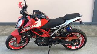 KTM Duke 125 Exhaust System with DB Killer
