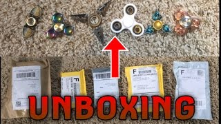 HUGE FIDGET SPINNER UNBOXING!! BEST SPINNERS EVER!?