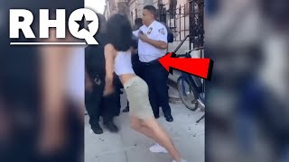 Watch NYPD Cop Clock Woman (Video)