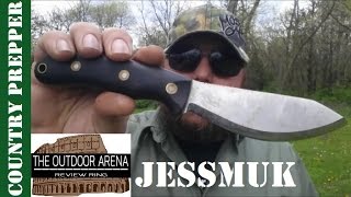 JX2 Jessmuk from L.T. Wright- Very Impressive Bushcraft Knife ~Outdoor Arena Review~